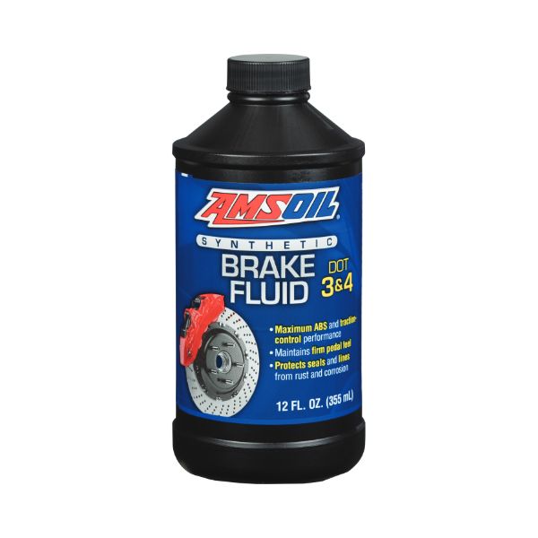 AMSOIL DOT 3 AND DOT 4 100% SYNTHETIC BRAKE FLUID