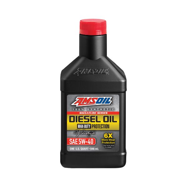 AMSOIL SIGNATURE SERIES 5W-40 100% SYNTHETIC MAX-DUTY DIESEL OIL