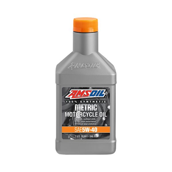 AMSOIL 5W-40 SYNTHETIC METRIC MOTORCYCLE OIL