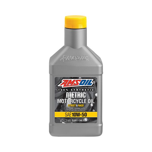 AMSOIL 10W-50 SYNTHETIC METRIC MOTORCYCLE OIL