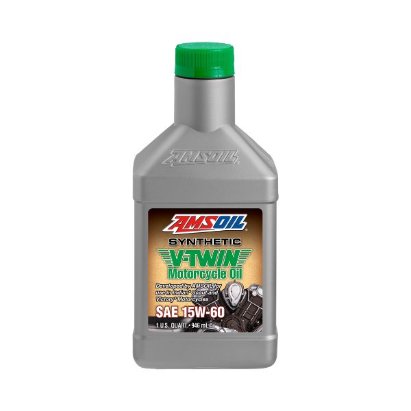 AMSOIL 15W-60 SYNTHETIC V-TWIN MOTORCYCLE OIL